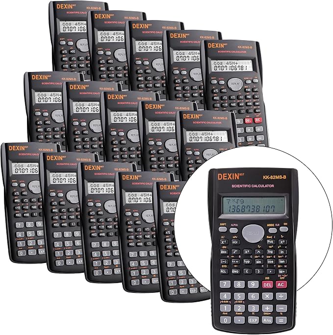 24 Pack Scientific Calculators, 2 Line Engineering Large Display Scientific by CutChaosKeepCreating
