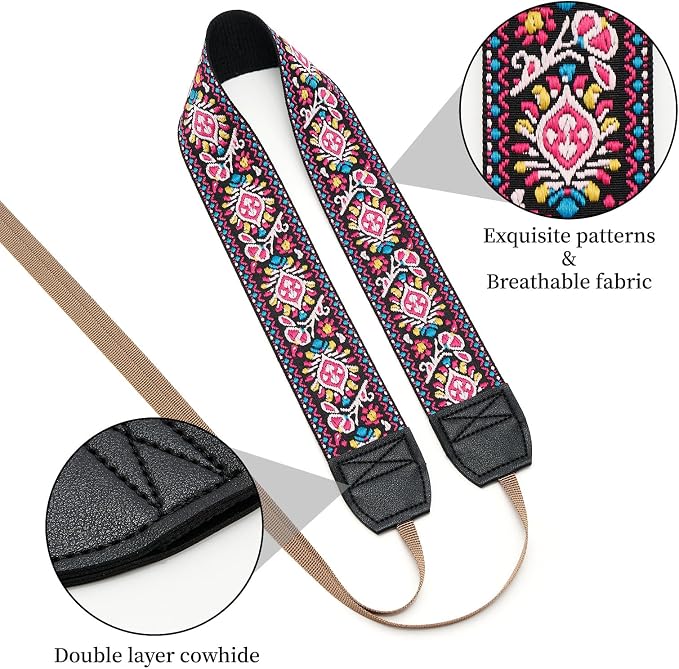 ZOOEASS Camera Strap for DSLP and Mirrorless Digital Camera, Neck Strap - Image 4