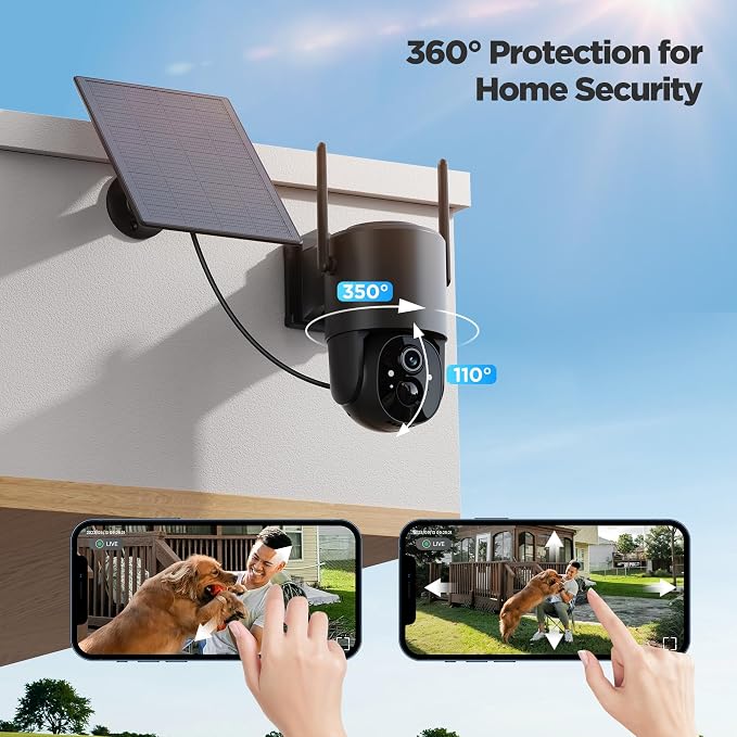YUPBOE Security Cameras Wireless Outdoor Solar: Battery Cameras - Image 7