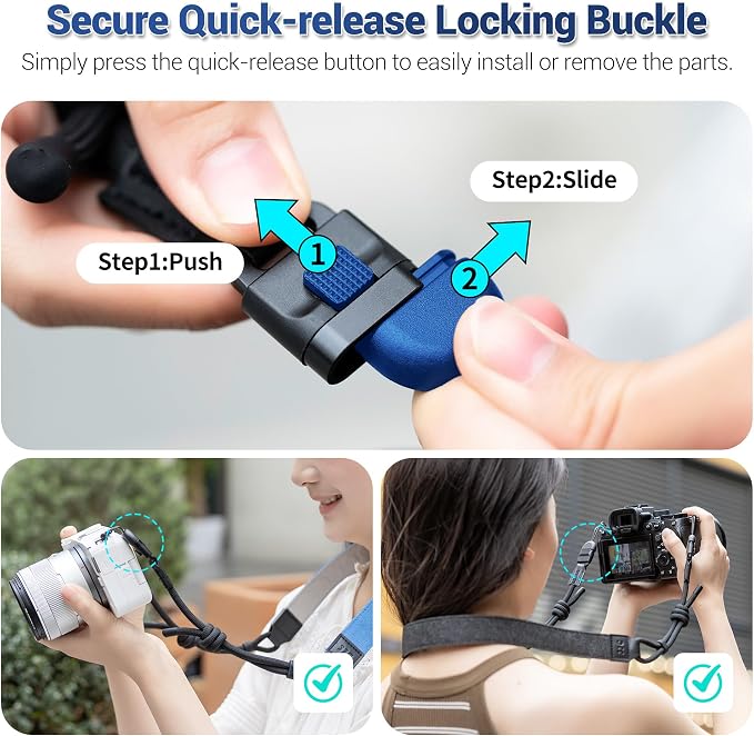 Minimalist Denim lifestyle Camera Shoulder Neck Strap - Image 3
