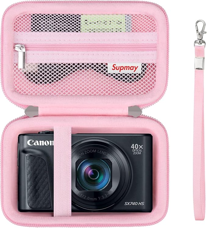 Hard Carrying Case for Canon PowerShot SX740 HS/ SX730 HS/ SX720 HS/ SX620 HS/ by Supmay