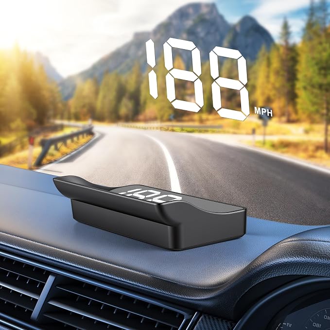 Amiss Heads Up Display for Cars, Digital HUD Speedometer for Automotive - Image 2