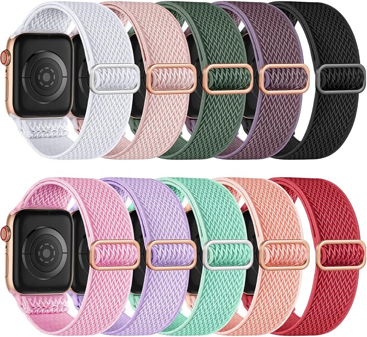 Maledan 10 Pack Stretchy Solo Loop Compatible by Maledan