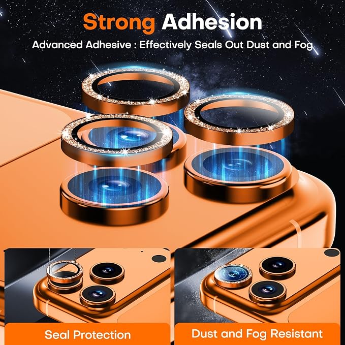 for iPhone 17 Pro/iPhone 17 Pro Max Camera Lens Protector, Tempered Glass - Image 2