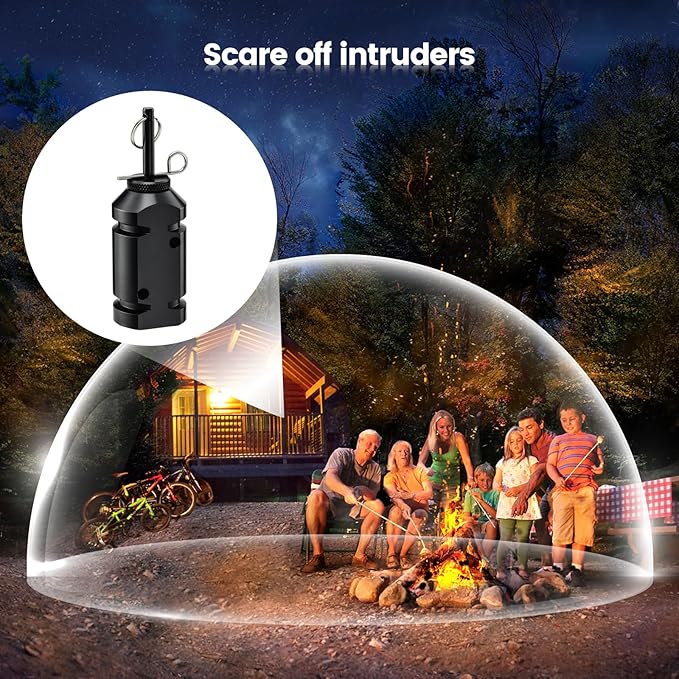 Haoguo 2 Pcs Camp Security Perimeter Trip Wire Alarm, Camping Safety Alarm - Image 7