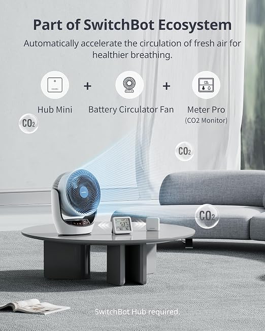SwitchBot CO2 Detector, Air Quality Monitor Indoor, CO2 Monitor - Image 7