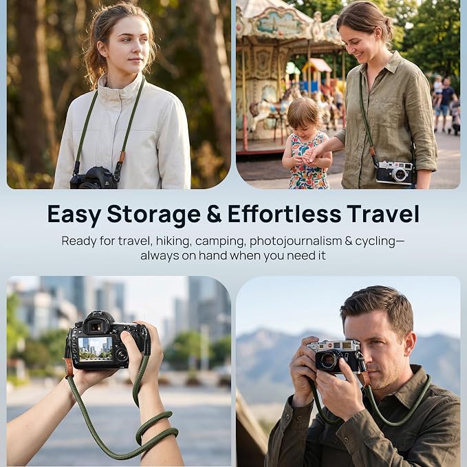 MoKo Camera Strap, 100cm Neck & Shoulder Rope Camera Straps - Image 7