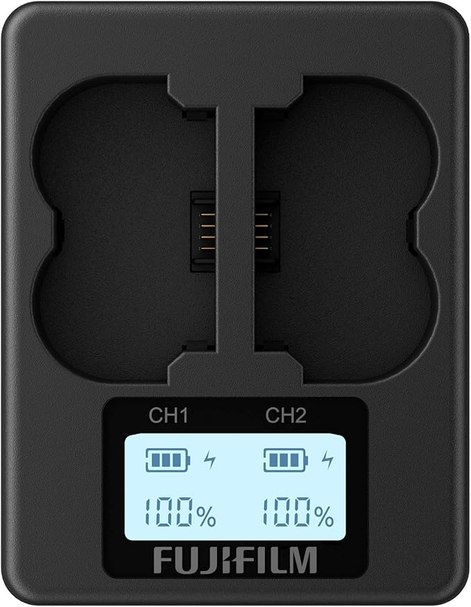 Fujifilm Twin Battery Charger for NP-W235 Battery - Image 2