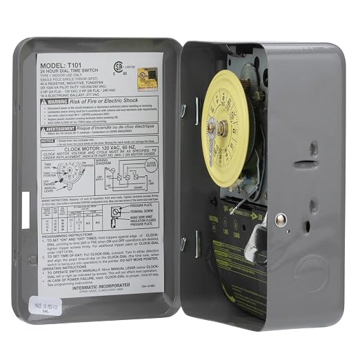 Intermatic T101 24-Hour Mechanical Timer Switch - 120V SPST - Image 3