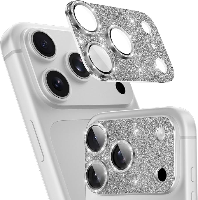 imluckies Compatible with iPhone 17 Pro Camera Lens Protector Bling, Ultra HD by imluckies