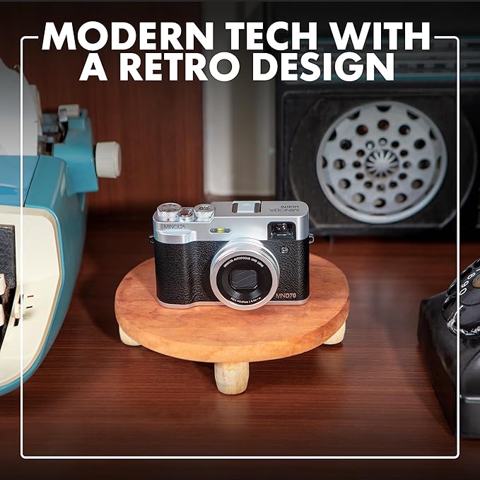 Minolta Retro Digital Camera – 48MP Autofocus Compact - Image 3