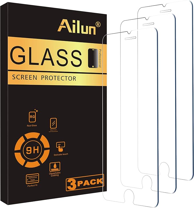 Ailun Screen Protector for iPhone SE 2020 2nd/2022 3rd Generation, 4.7-Inch by Ailun