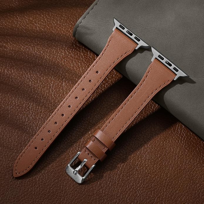 Charlam Slim Leather Band Compatible - Image 5