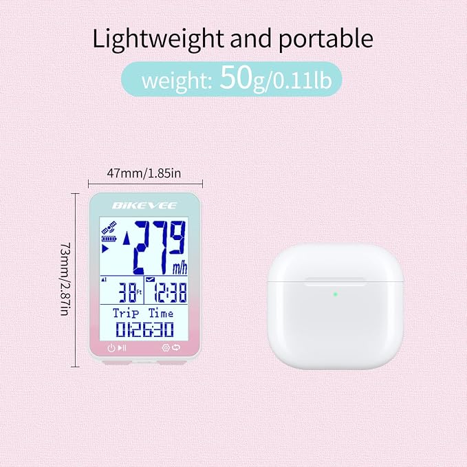 GPS Bike Computer Wireless Bicycle Speedometer Odometer 9 Languages Auto - Image 4