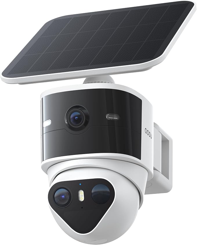 aosu T2 Pro Security Cameras Wireless Outdoor, 3K Dual Cam No Blind Spot by AOSUSecurityOffical