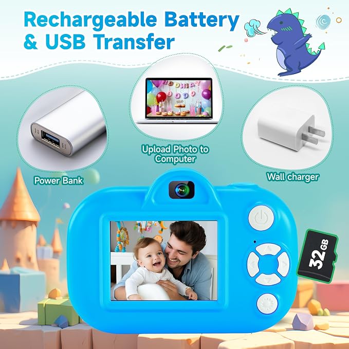 Toddler Camera Kids Camera Christmas Birthday Toy Gifts - Image 5