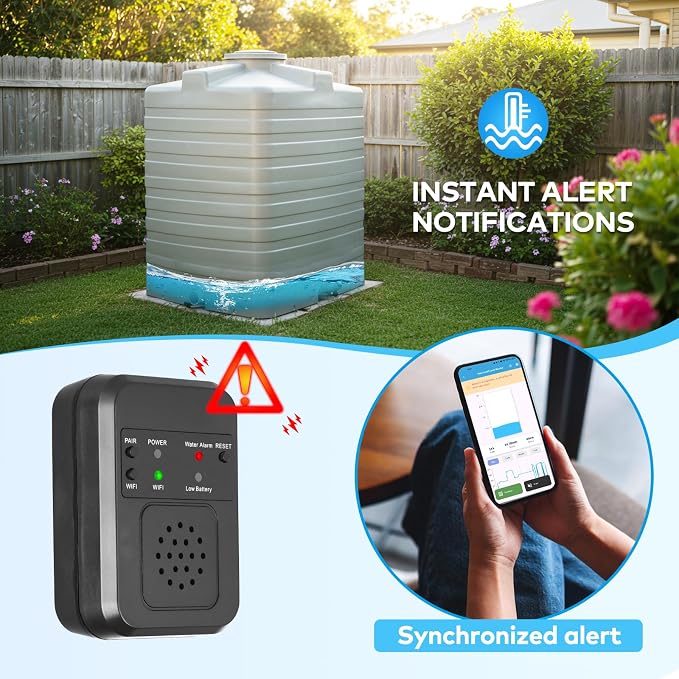 WiFi Solar Tank Level Monitor, briidea Water Oil Tank Level Sensor - Image 3
