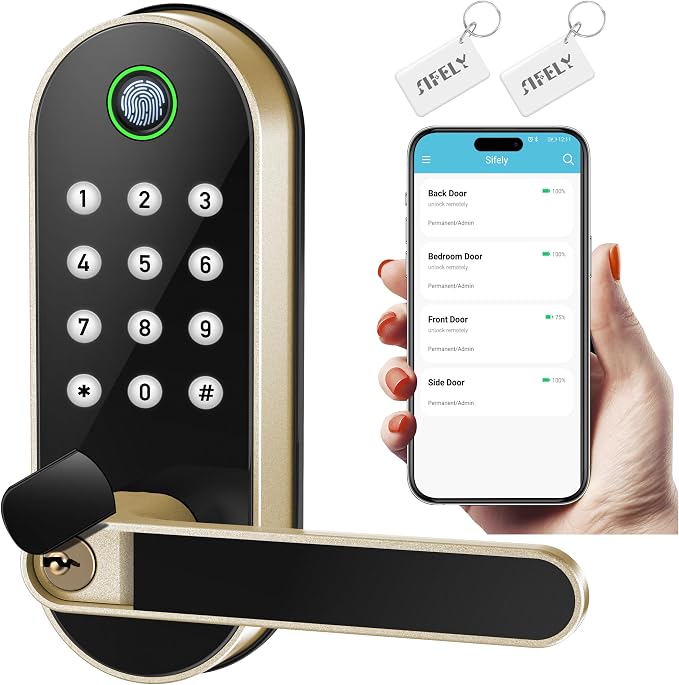 Fingerprint Smart Door Lock by SifelySmartLocks