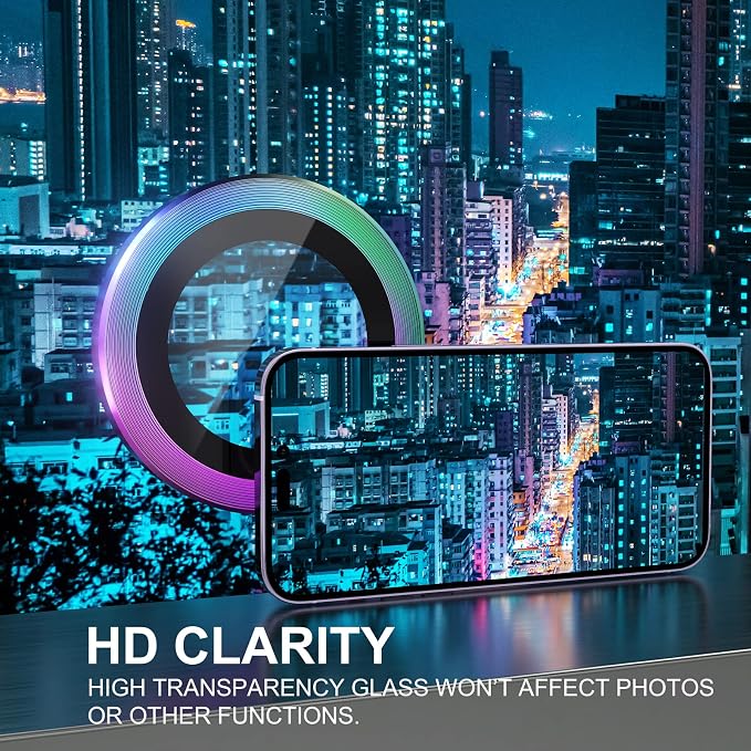 Choiche Compatible for iPhone 14 Pro/iPhone 14 Pro Max Camera Lens Protector - Image 5
