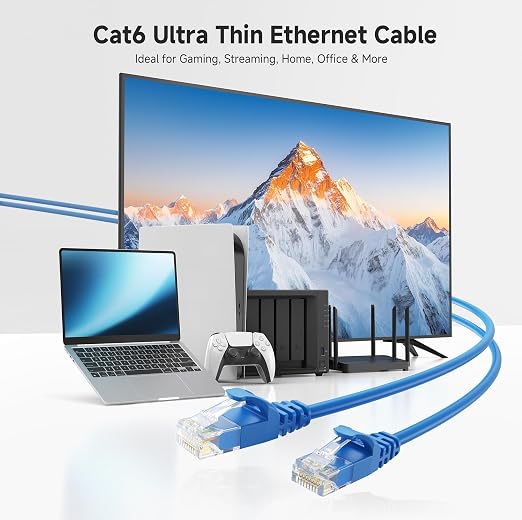 Cable Matters 10Gbps Snagless Cat 6 Ethernet Cable - 50ft - Image 2