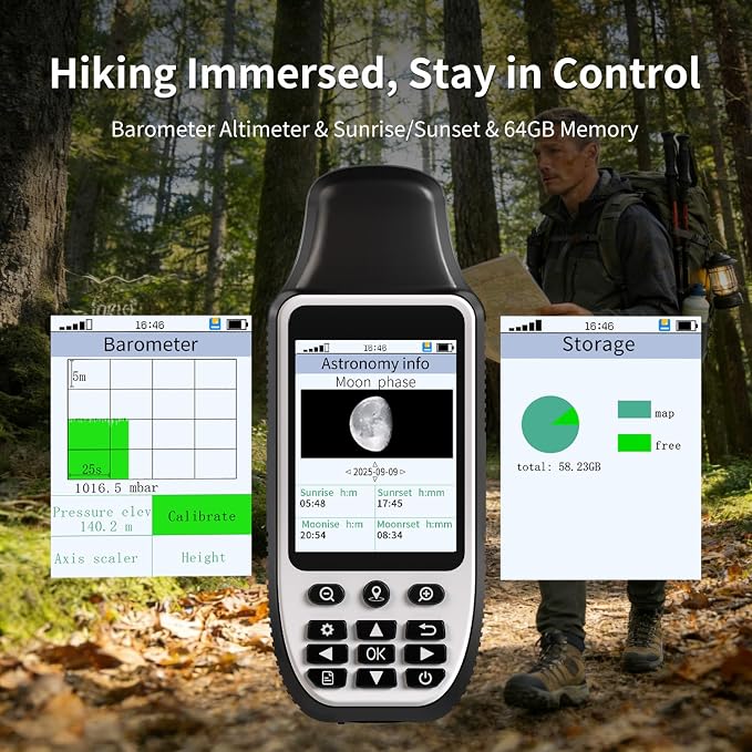 S190 Handheld GPS Navigator, Rugged Handheld GPS - Image 6