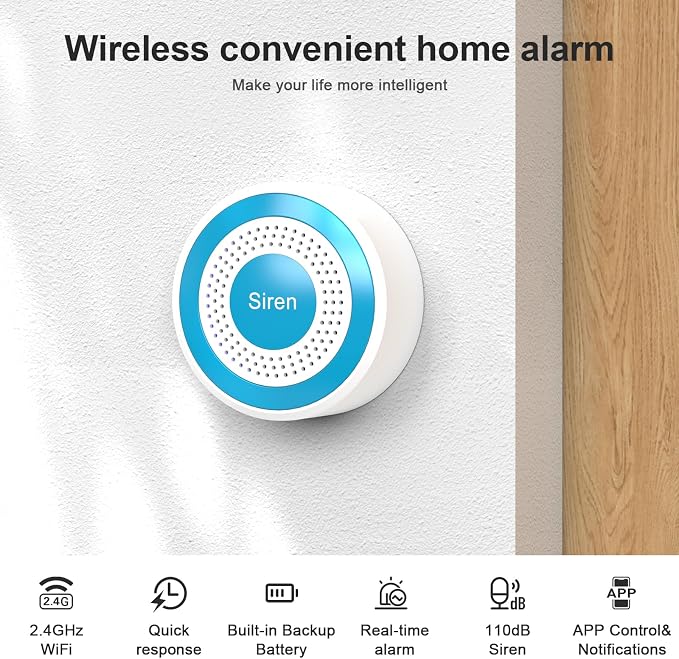 Home Security System with Smart Life or Tuya Instant App Alerts and Instant App - Image 5