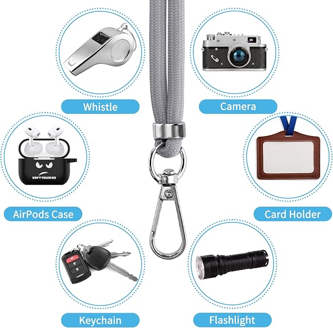 CACOE Phone Lanyard 2 Pcs-2 Pcs Adjustable Neck Strap, Universal Crossbody - Image 3