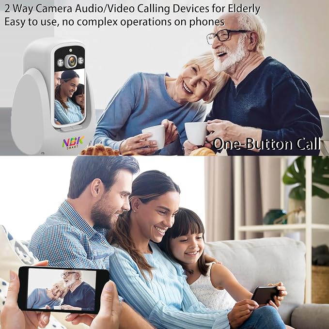 2 Way Video Audio Camera with 2.8-inch Screen, Video WiFi Camera - Image 3