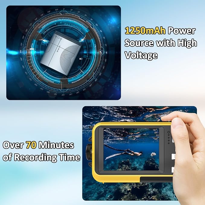 4K Digital Camera 16FT Underwater Camera - Image 6