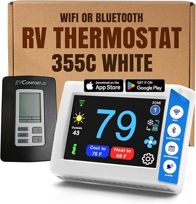 MICRO-AIR EasyTouch Digital RV Thermostat Replacement by MicroAir