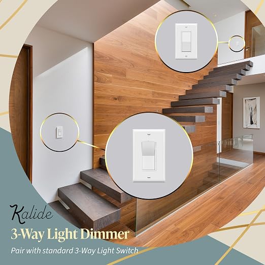 TOPGREENER Kalide Dimmer Light Switch, LED Dimmer Switch, Full Range Dimming - Image 5