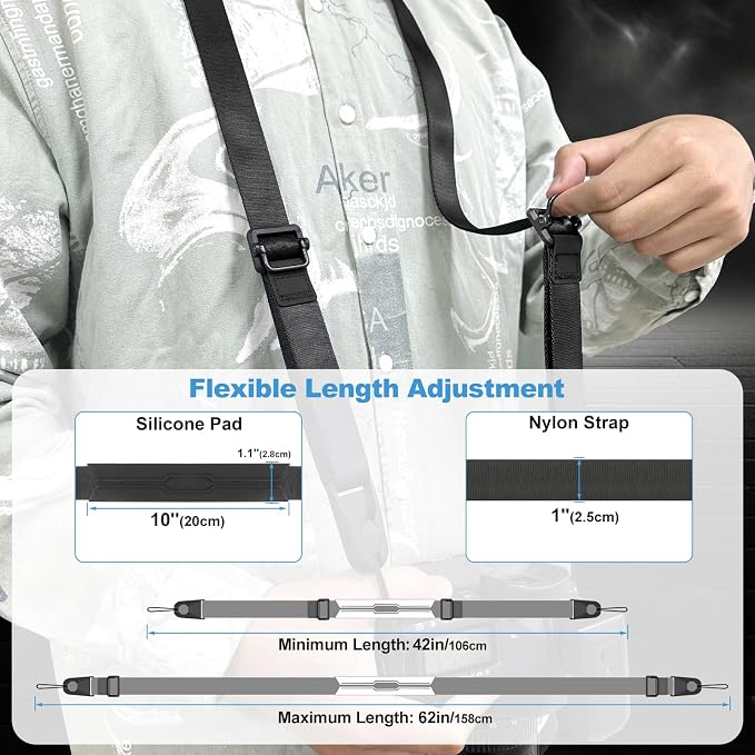 FIEIL Adjustable Camera Strap, Universal Camera Strap - Image 3