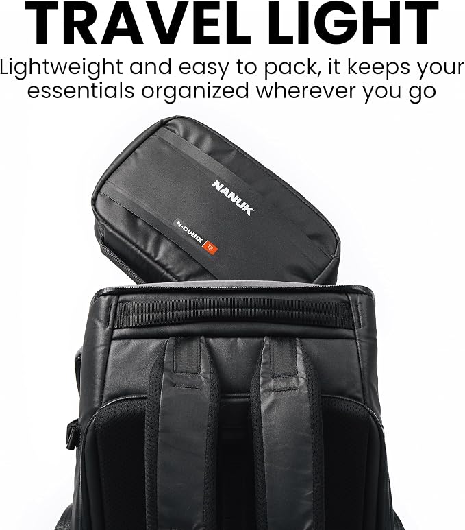 NANUK N-Cubik T2 Camera Bag Insert – Water-Resistant Pouch – Shockproof - Image 4