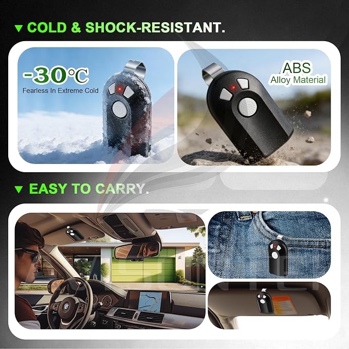Avisontek 2-Pack GIT-3 for Genie Garage Door Opener Remote, Replacement for All - Image 6