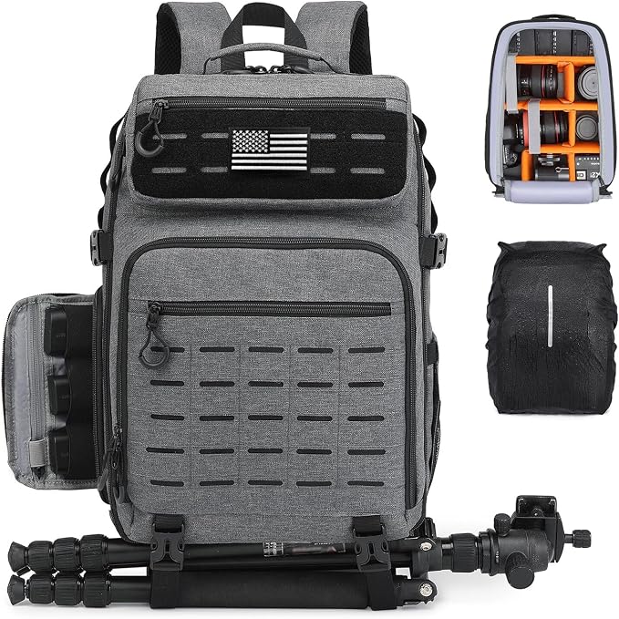 HAMBOLY Professional Camera Bag Backpack, Large Waterproof Photography Bag Case by HAMBOLY