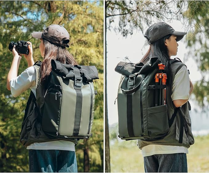 Besnfoto Camera Backpack for Photographer DSLR SLR Waterproof Camera Bag - Image 6