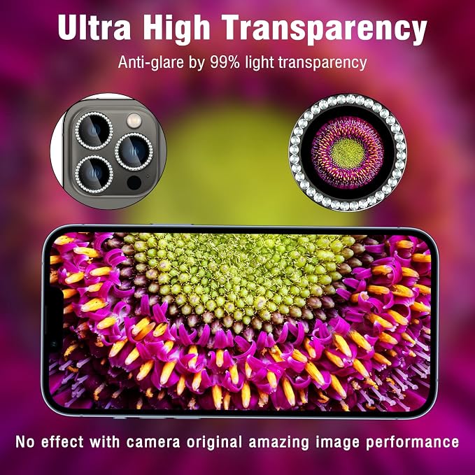 Bling Diamond Individual Camera Lens Protector - Image 6