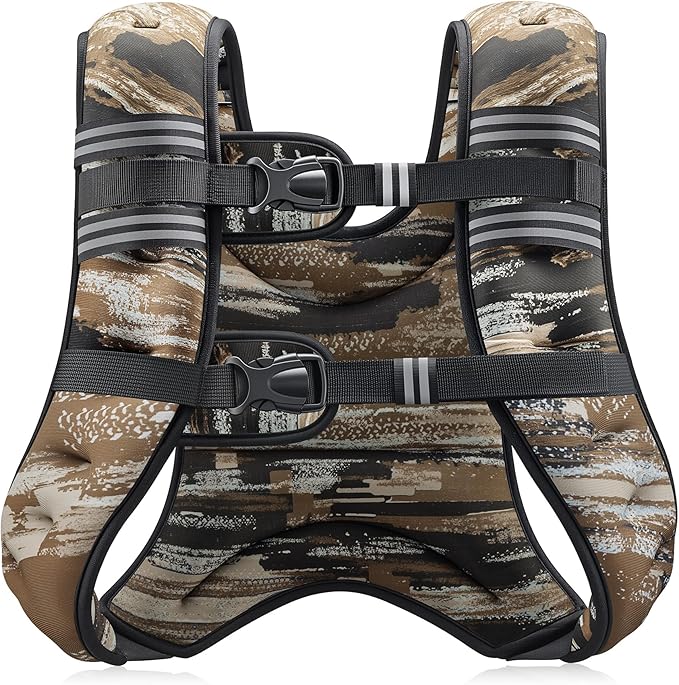 ZELUS Weighted Vest, 6lb/8lb/12lb/16lb/20lb/25lb/30lb Weight Vest by ZELUS