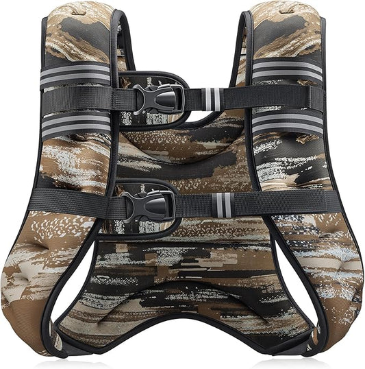 ZELUS Weighted Vest, 6lb/8lb/12lb/16lb/20lb/25lb/30lb Weight Vest by ZELUS