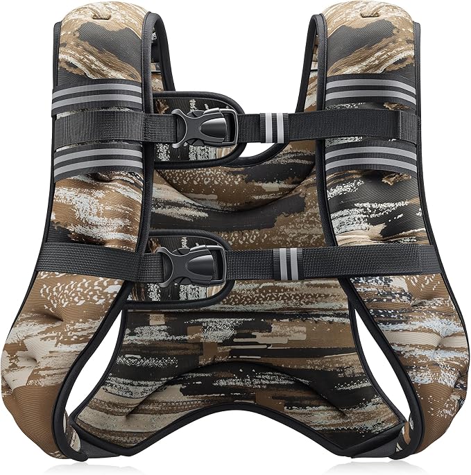 ZELUS Weighted Vest, 6lb/8lb/12lb/16lb/20lb/25lb/30lb Weight Vest by ZELUS