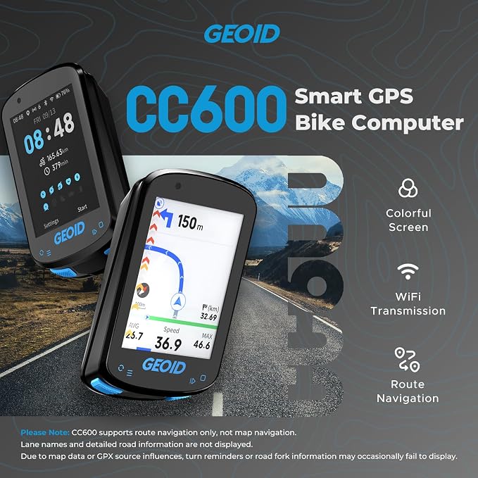 GEOID CC600 Color Screen Bike/Cycling Computer Wireless - Image 2