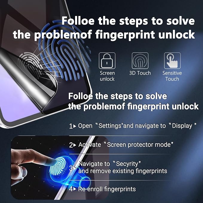 Privacy Screen Protector for Samsung Galaxy A37, 1+2 Pack TPU Anti-Spy Film - Image 7