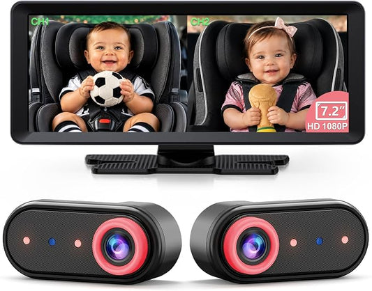 LUCKVIEW BM5PRO 7.2" 1080P HD Baby Car Camera by Luckview