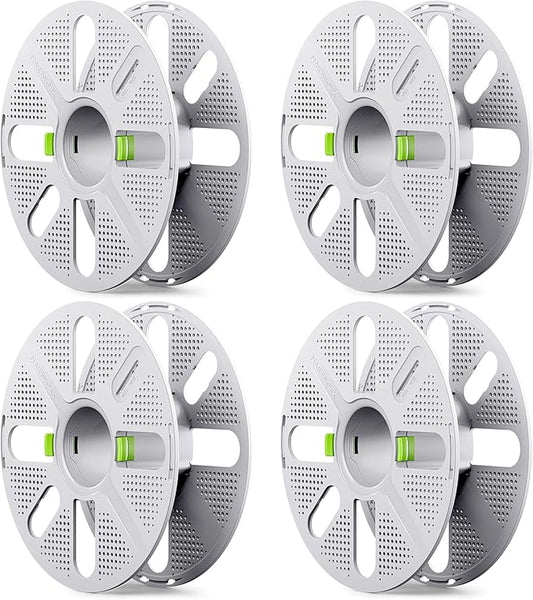Quick-Swap Reusable Spool for Refill Filament, Two-Finger Press Design by MarsWork