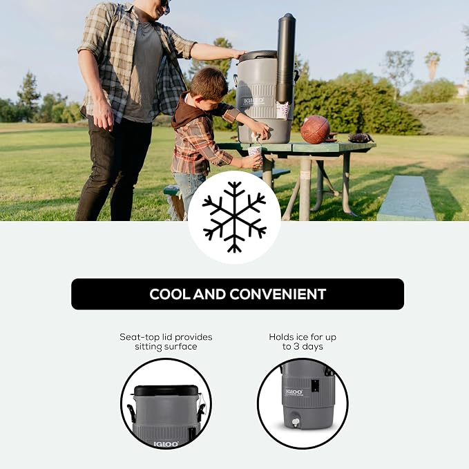 Igloo Sports Cooler | Insulated Beverage Dispenser - Image 3