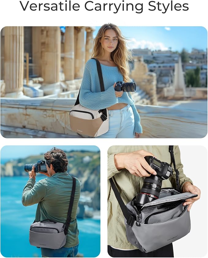 BAGSMART Camera Sling Bag, Small Camera Bags - Image 7