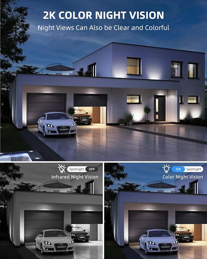 Solar Security Cameras Wireless Outdoor, 2K WiFi Cameras - Image 3