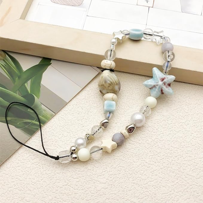 Beaded Camera Wrist Strap Cute Digital Camera Charm Lanyard Phone Chain - Image 5