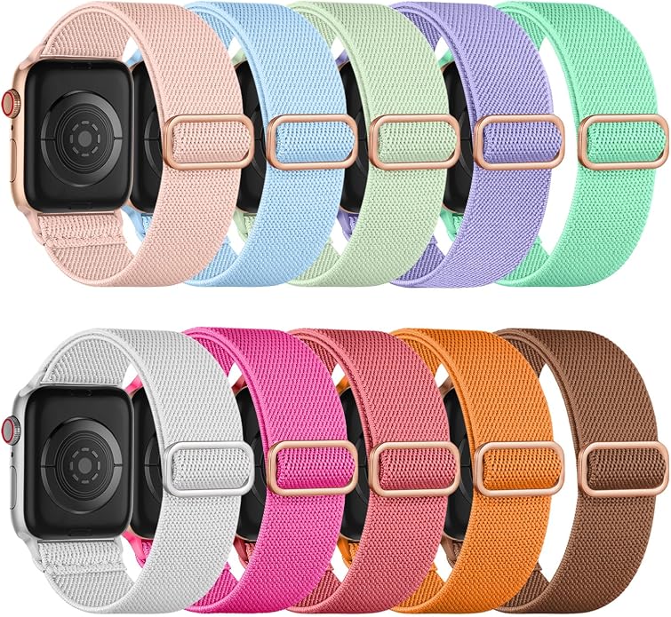 Maledan 10 Pack Stretchy Solo Loop Compatible by Maledan