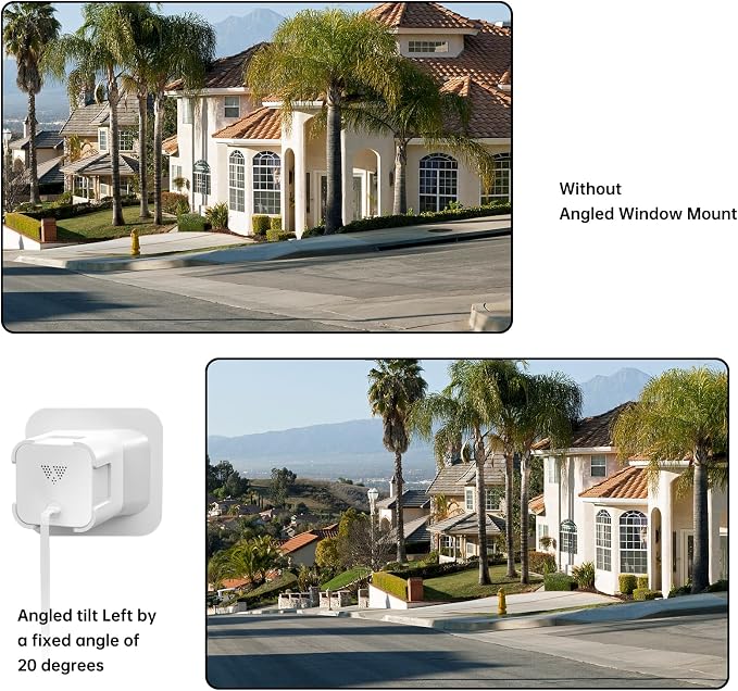 Window Mount for Wyze Cam V3/V3 Pro/V4, Adjustable Angle Tilt, No Screws - Image 4